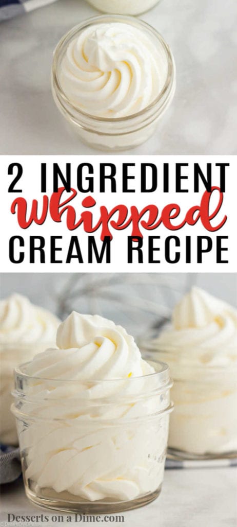 Homemade Whipped Cream Recipe Video Only 2 Easy Ingredients Homemade Whipped Cream Recipe Video Only 2 Easy Ingredients