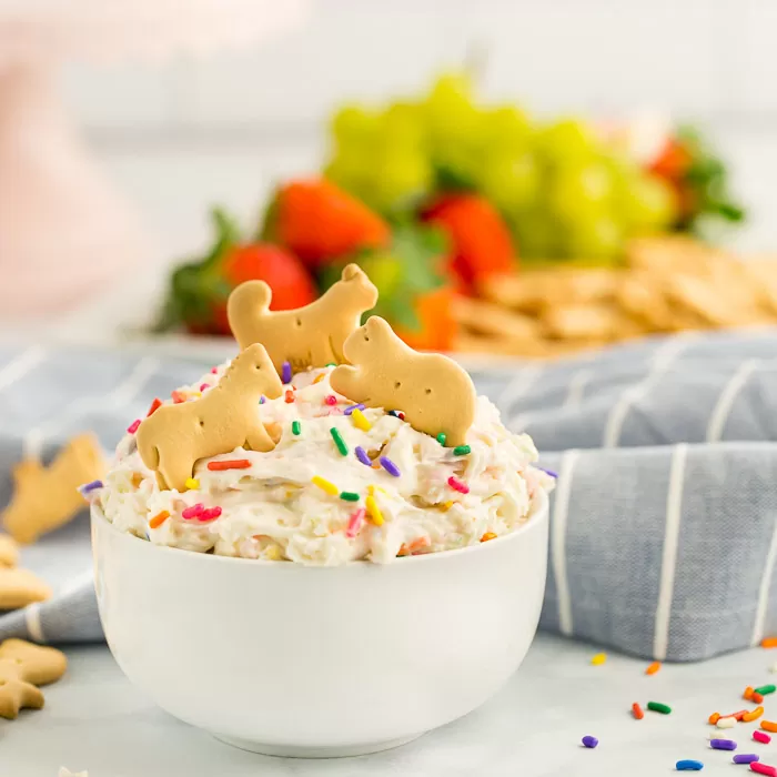 Cake Batter Dip Recipe 4 ingredient funfetti dip