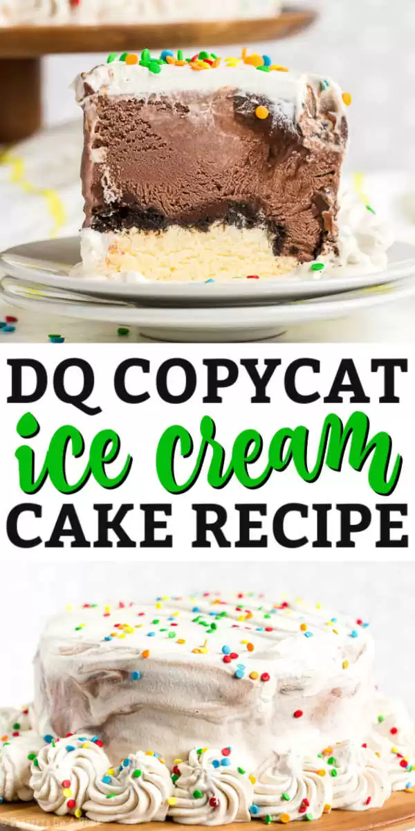 How to make ice cream cake Copycat Dairy Queen Ice Cream Cake