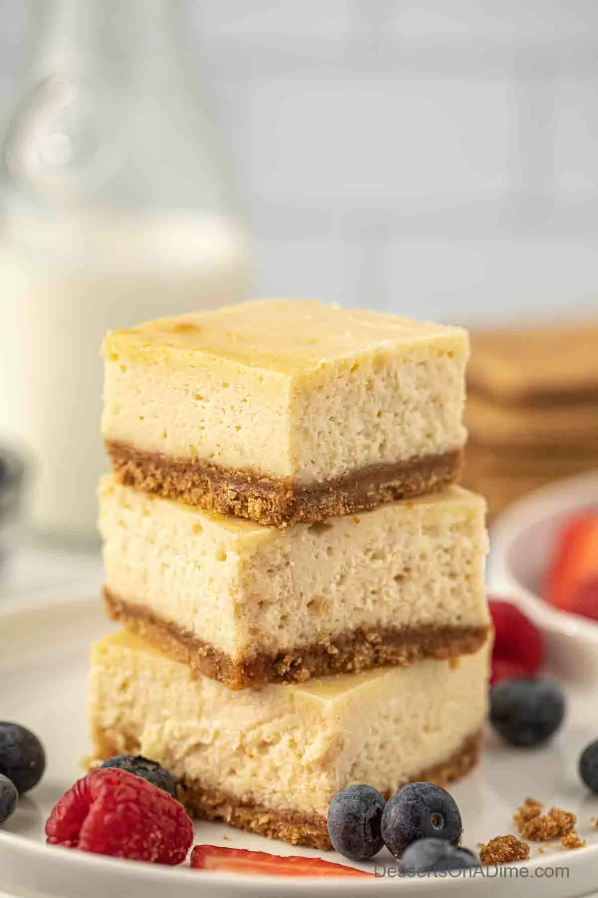 Cheesecake bars recipe easy and delicious cheesecake bars
