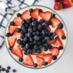 Easy no bake strawberry trifle