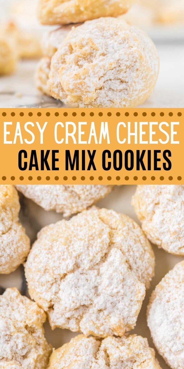 Cream cheese cake mix cookies easy cookie recipe