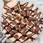 Peanut Butter Pie with topping.