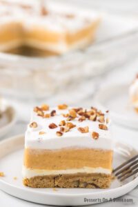 Pumpkin delight (&amp; VIDEO!) - easy and pumpkin layered dessert