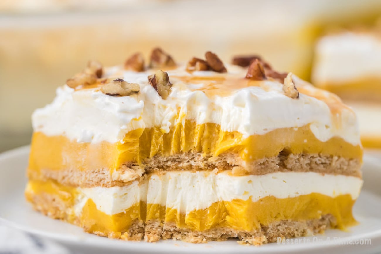 Pumpkin Lasagna - Desserts on a Dime