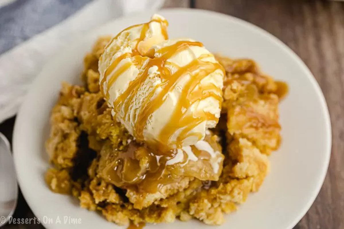 Caramel Apple Dump Cake
