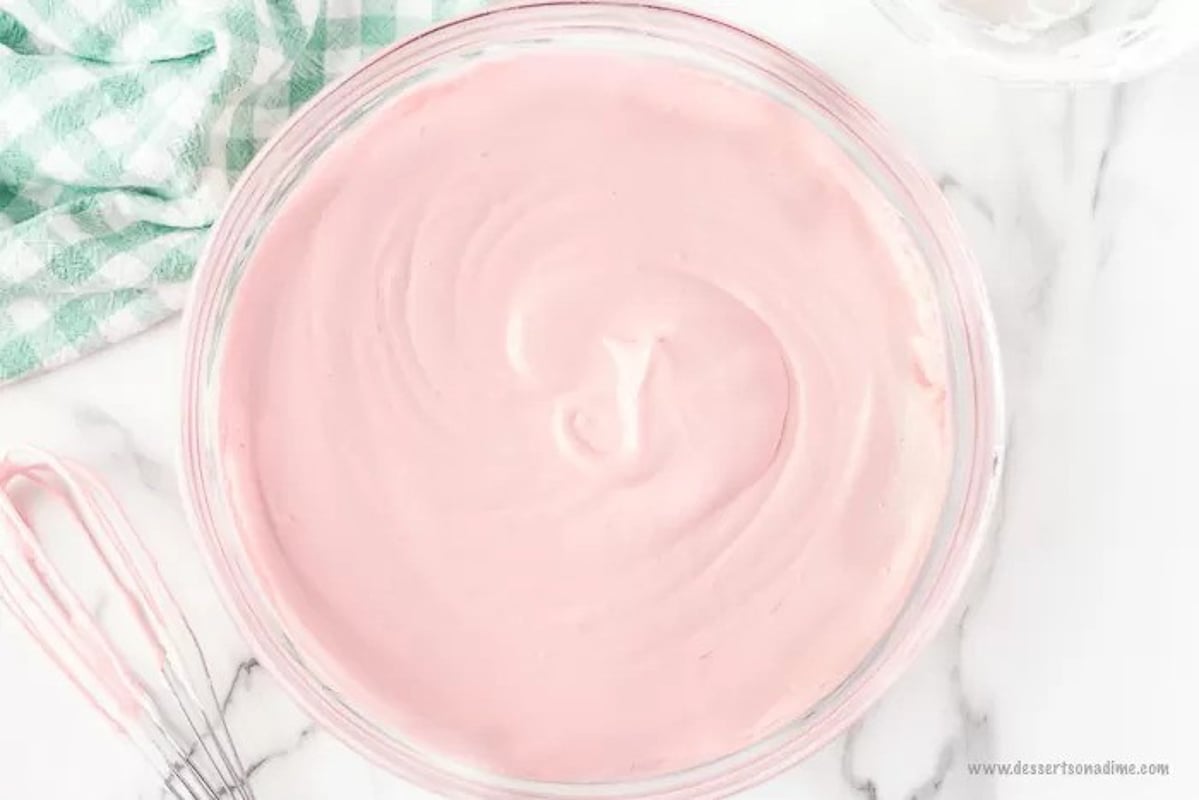 Strawberry Pie Filling in a clear bowl.