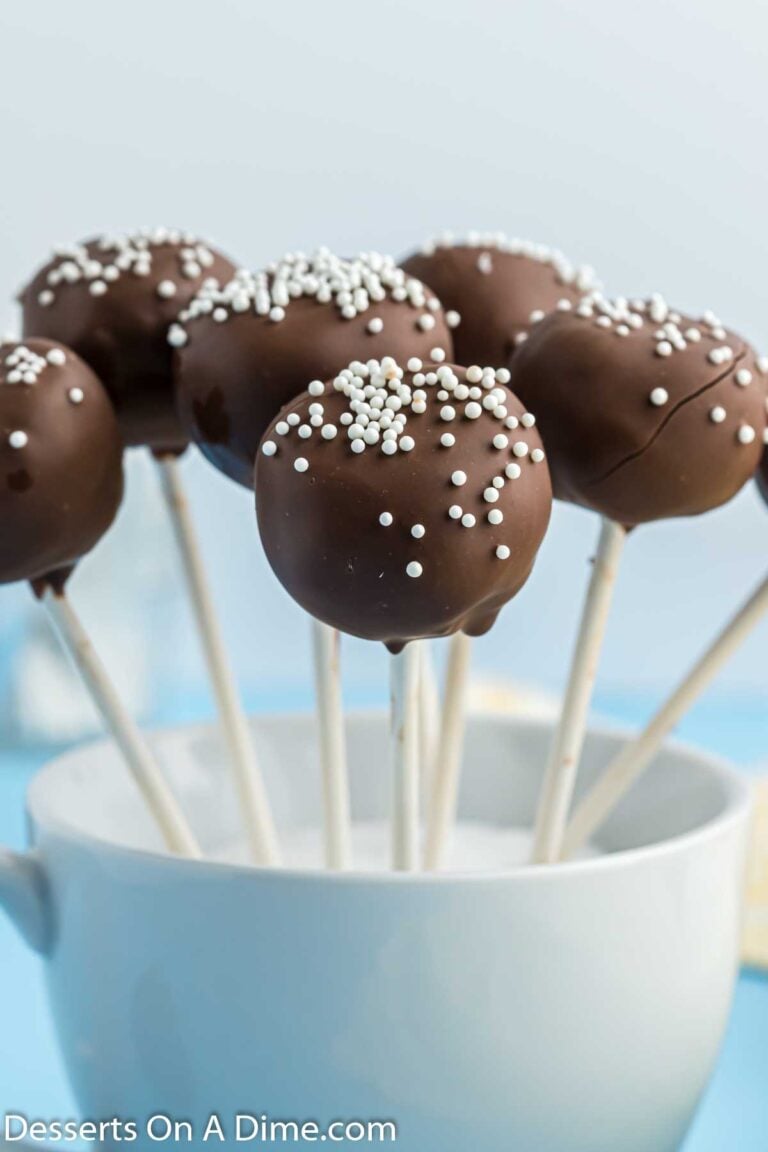 Brownie Cake Pops Desserts on a Dime