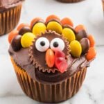 Turkey Cupcake up close.
