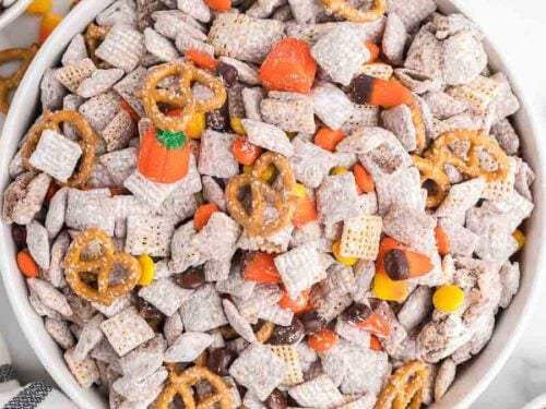 Harvest Puppy Chow Recipe (& VIDEO!) - Desserts on a Dime