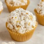 Close up of a prepared popcorn balls