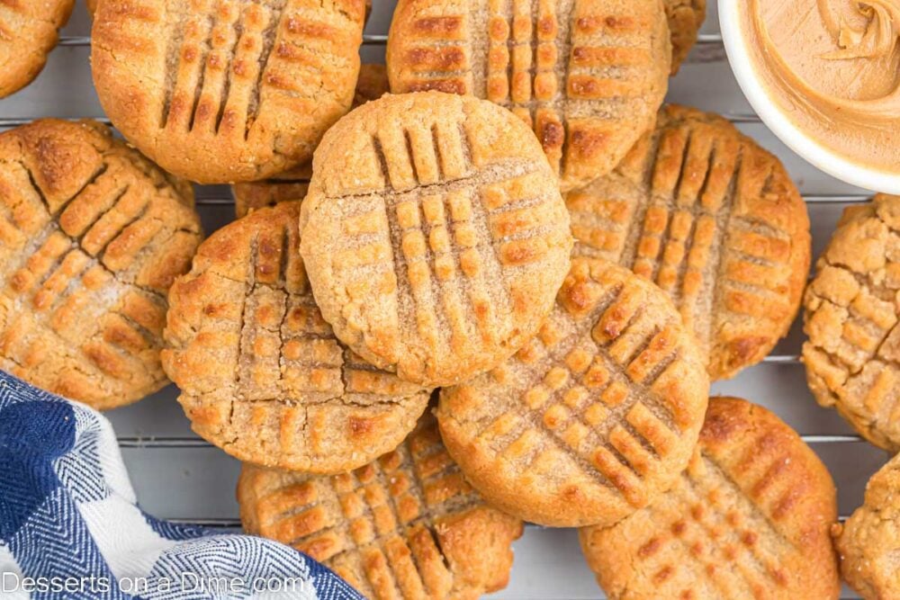 Air Fryer Peanut Butter Cookies Only 3 Ingredients