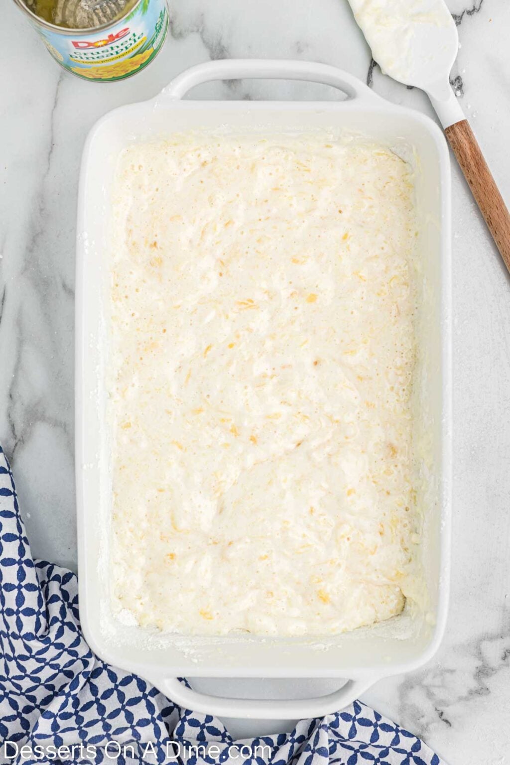 Pineapple Angel Food Dump Cake Recipe - Desserts on a Dime