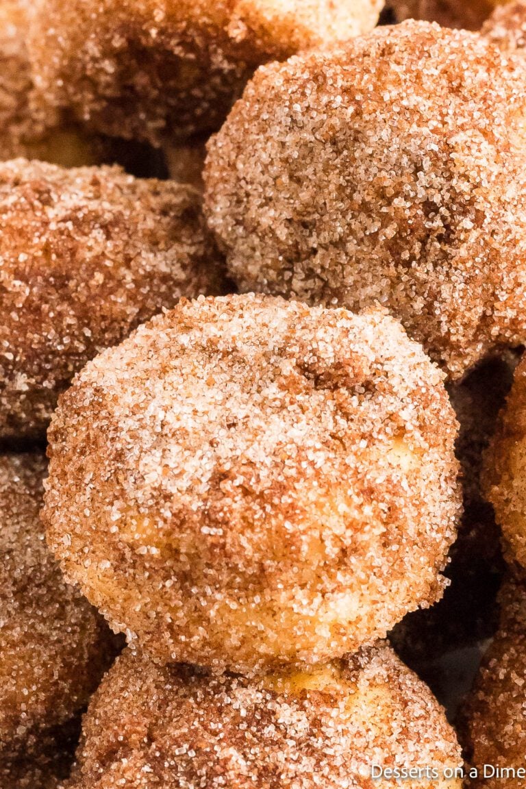 Air Fryer Donut Holes Desserts on a Dime
