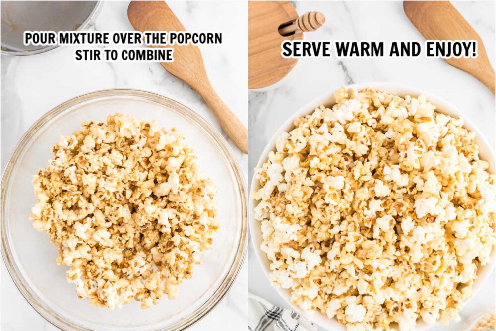 Honey Butter Popcorn Just 4 Ingredients