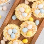 Mini Easter Cheesecakes grouped together.