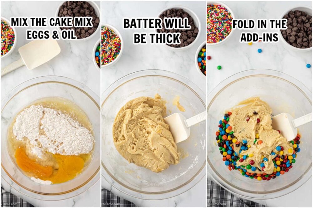 How to make Cookies from Cake mix - Easy Cake mix Cookies