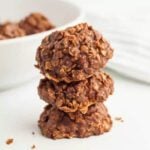 No Bake Cookies stacked
