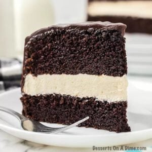 Ding Dong Cake with vanilla cream filling and chocolate frosting, perfect for celebrations.