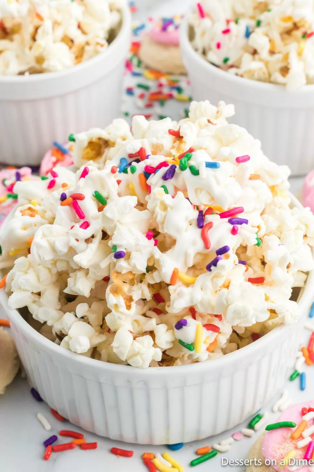 Sugar Cookie Popcorn Desserts on a Dime