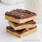 Buckeye Bars cut into squares.