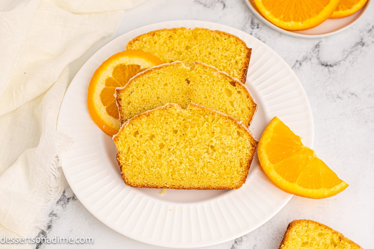 Orange Pound Cake Desserts on a Dime