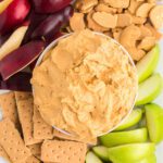 Pumpkin Dip in a bowl surrounded by dippers.