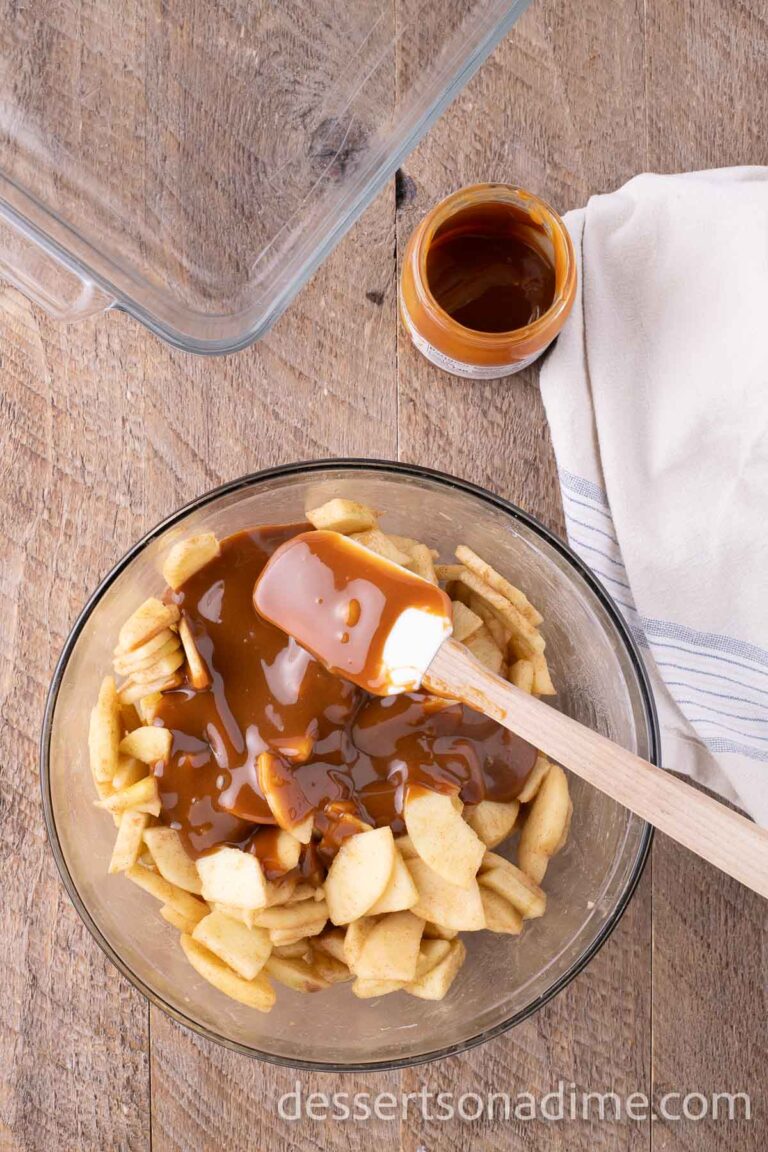 Caramel Apple Cobbler - Homemade Cobbler Recipe