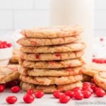 Stack of Red Hot Cookies.