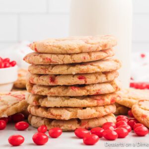 Stack of Red Hot Cookies.