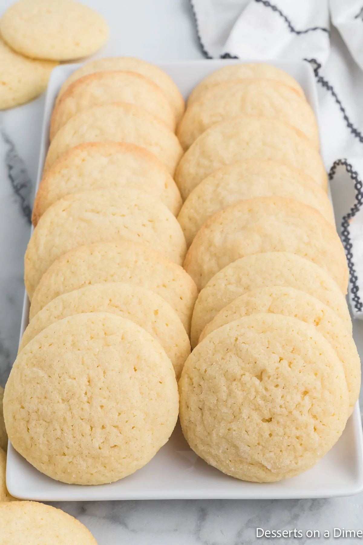 Soft Sugar Cookie Recipe Desserts on a Dime