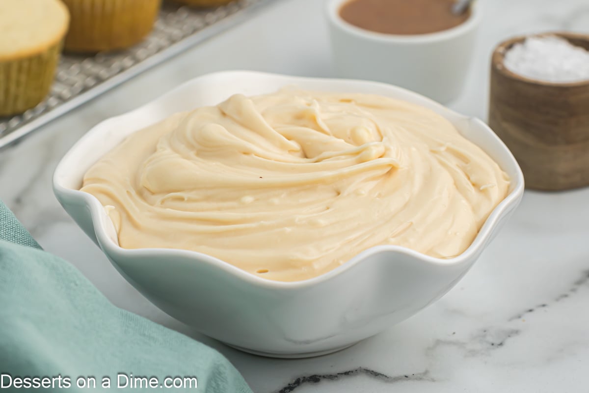 Easy Salted Caramel Cream Cheese Frosting