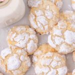 Ooey Gooey Butter Cookies arranged together.