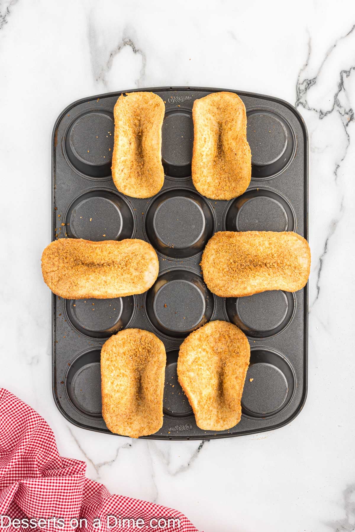 Taco shells baked and ready to fill. 