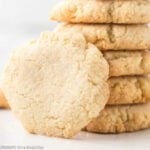 Stack of Gluten Free Shortbread Cookies.