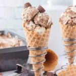 No churn peanut butter ice cream.