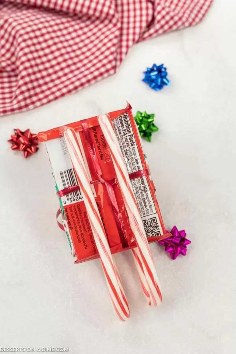 Candy cane sleighs - How To Make Candy Cane Sleighs