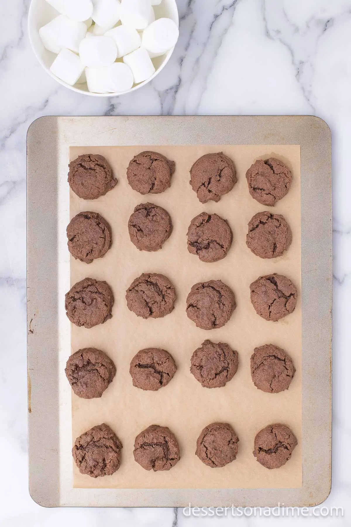 Cookies baked and cooling. 