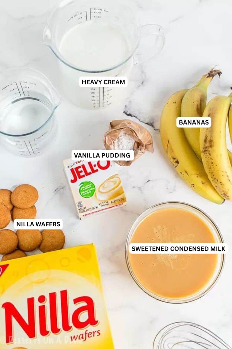 This easy and delicious Homemade Banana Pudding Recipe will be the new family favorite. All of the delicious layers make this dessert so luscious. Ingredients for recipe: bananas, pudding, nilla wafers and sweetened condensed milk.