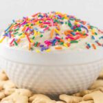 Funfetti Dip in a bowl.