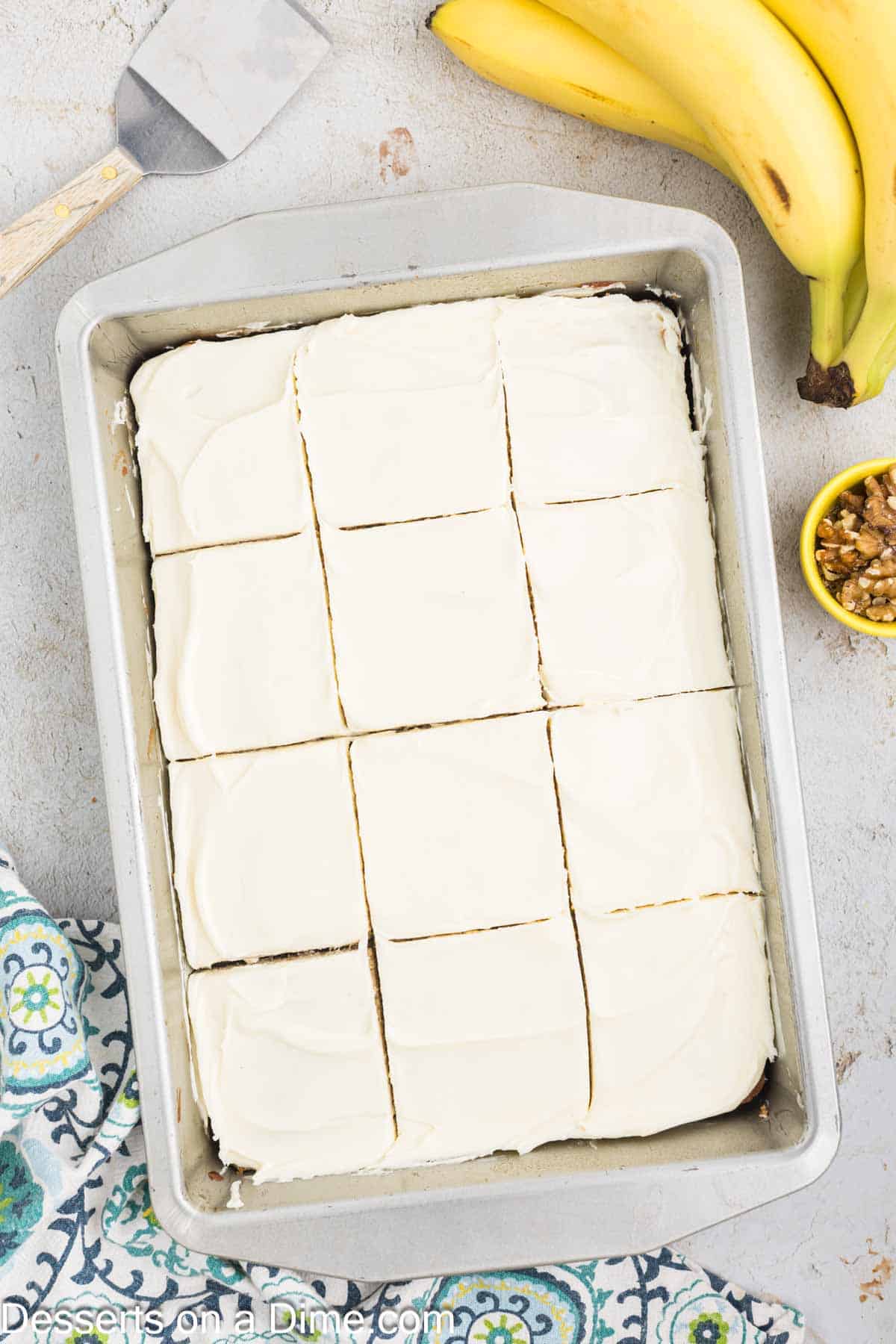 Bars cut into slices.