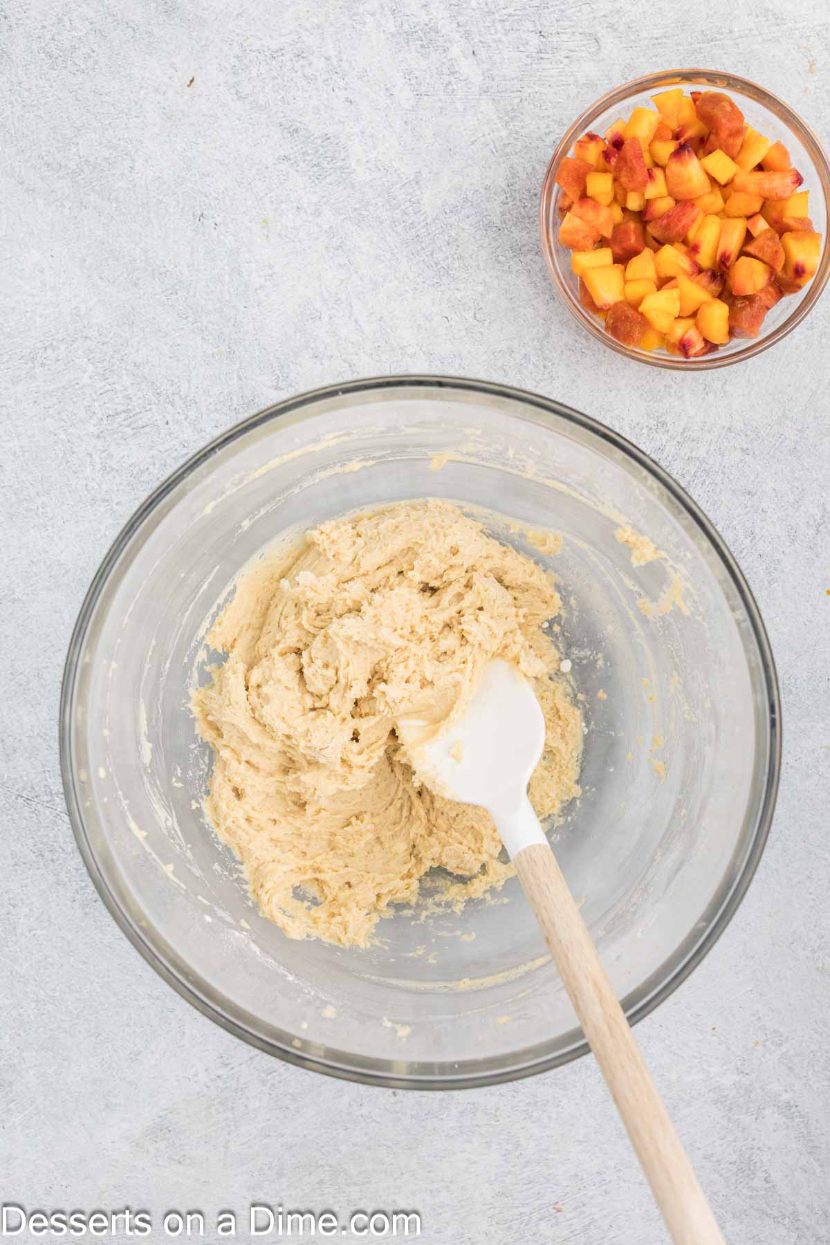 Wet ingredients combined in separate bowl.