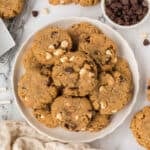 Marry Me cookies on a white plate.